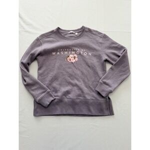 Washington Huskies Sweatshirt Womens Small Purple NCAA College Camp David
